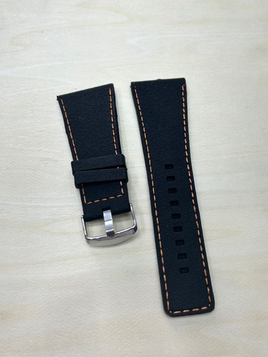 32mm Black Color Rubber Watch Strap Daraz.lk
