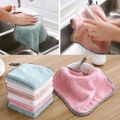 Kitchen Towels for Home Soft & Absorbent Hand Towel for Kitchen Cleaning & Quick Drying of Plates & Glasses Microfiber Cloth for car Bike Cleaning and Home Cleaning Multicolor (1PCS). 