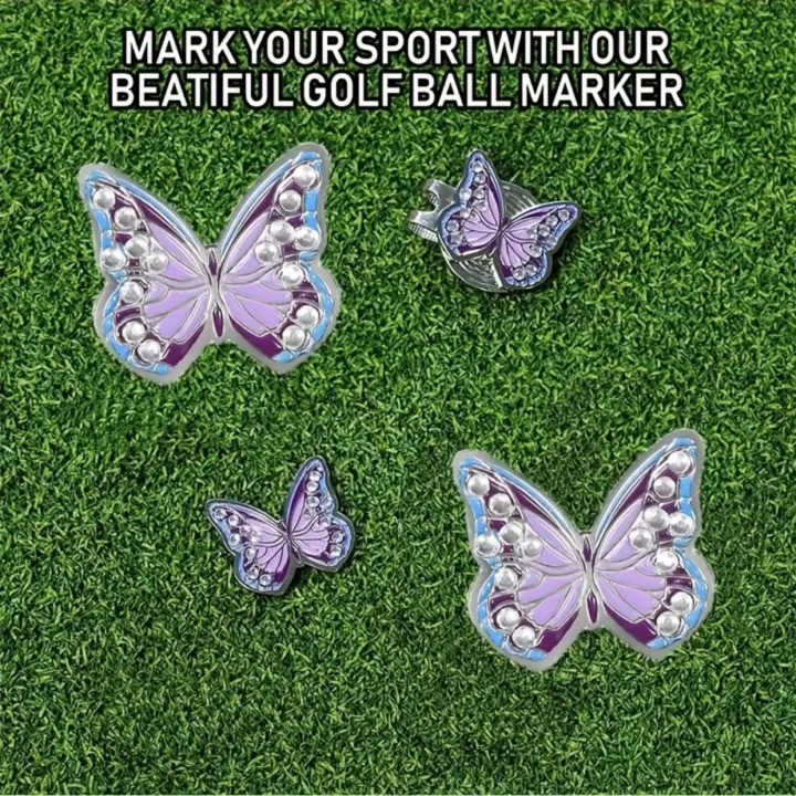 Rhinestone%20Butterfly%20Shape%20Ball%20Cap%20Marker%20with%20Magnetic%20Hat%20Clip%20,%20Ideal%20%20for%20Men%20and%20Women%20Golf%20Enthusiasts%20-%20Image%202