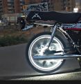 "Premium Multi-Color LED Rim & Hub Strip Light for All Bikes | Stylish & Waterproof Tyre Hub Light for 70cc, 125cc & Heavy Bikes | Flashing Glow Neon Ring for Rims". 