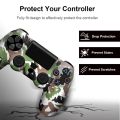 Silicone Rubber Case Cover For SONY Playstation 4 PS4 Controller Protection Skin For PS4 Pro Slim Gamepad Controle Thumb Grips. 