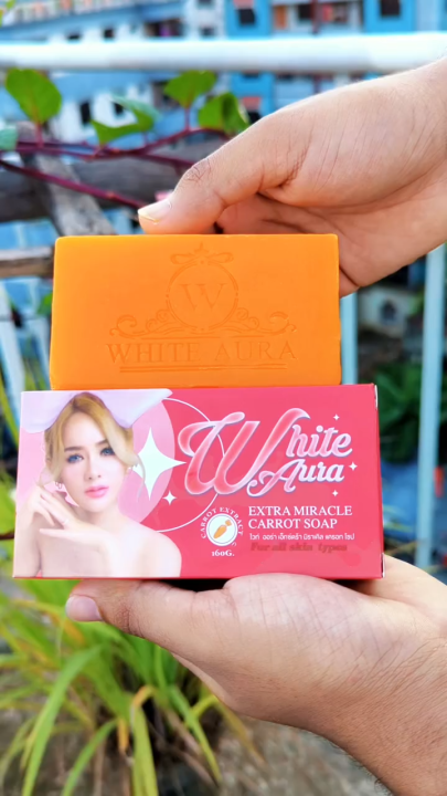 White Aura Miracle Carrot Soap-160g