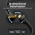 Vention HDMI to DVI Cable Bi-direction HDMI Male 24+1 DVI-D Male Adapter 1080P Converter for Xbox HDTV DVD LCD DVI to HDMI Cable.