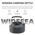 Widesea Camping Cookware Set Outdoor Pot Tableware Kit Cooking Water Kettle Pan Travel Cutlery Utensils Hiking Picnic Equipment. 