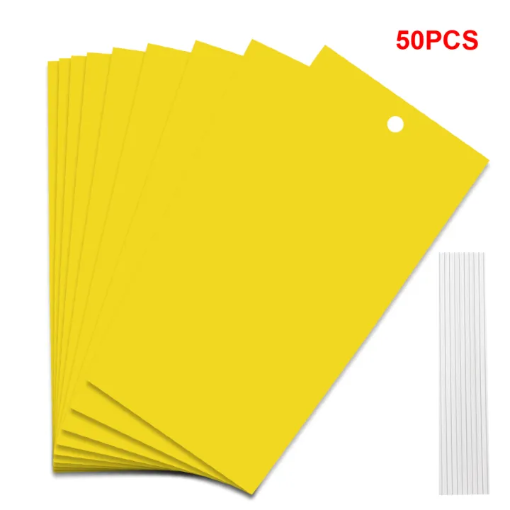 30/50%20pcs%20Yellow%20Double-sided%20Flying%20Insect%20Catching%20Control%20Sticker%20Insects%20Glue%20Sticky%20Board%20Trap%20for%20Greenhouse%20Home%20Garden%20-%20Image%207