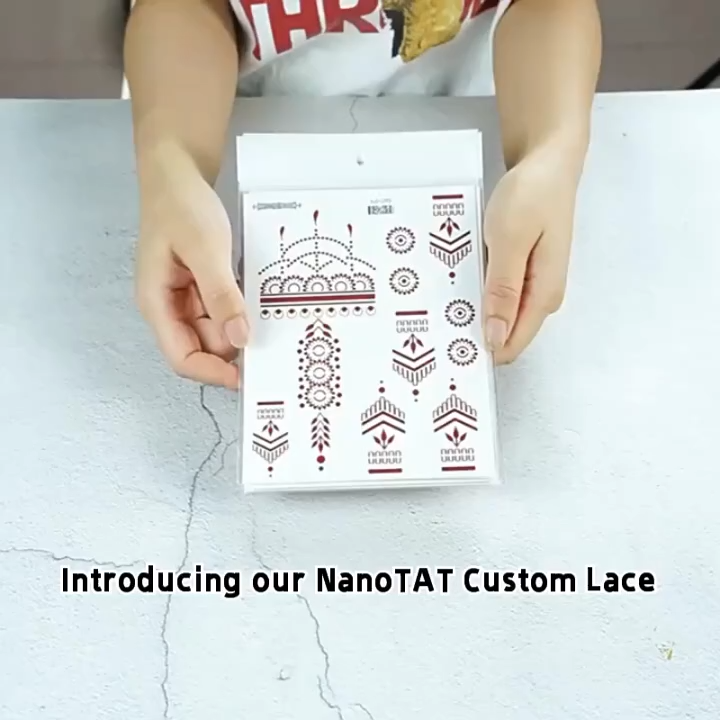 Full Hand Mehndi Stencil Design Full Hand Set | Henna Tattoo Stencil for Women, Girls and Kids | Easy to use in just 4 Steps | Mehandi stickers