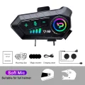 Kebidumei Motorcycle Helmet Headset Handsfree Call 2000mAh Stereo Anti-Interference Waterproof Music Player Wireless Earphone. 