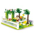COGO Kids Pink Girls 1422 PCS Multifunctional 6 in 1 Joyful Villa house Lego bricks building blocks Kids Toys. 