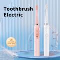 Cross-Border Jianpai Sonic Electric Toothbrush for Men and Women Adult Non-Rechargeable Soft Fur Full-Automatic Waterproof Coupl. 