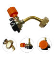 Europe Butane Cylinder Tank Refill Valve Charging Direct Adapter for Outdoor Camping Picnic Gas Cylinder Filling Accessory.