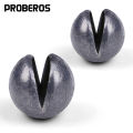PROBEROS 100pcs 0.5g-5g Adjustable Split Shot Sinkers Fishing Weights Bass Catfish Tackle Accessories Saltwater Freshwater Pesca.