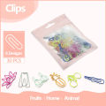 30 PCS Kawaii Paper Clips Bookmark Stationery Scrapbook gadget School supplies Office cute desk orgainzer accessories. 