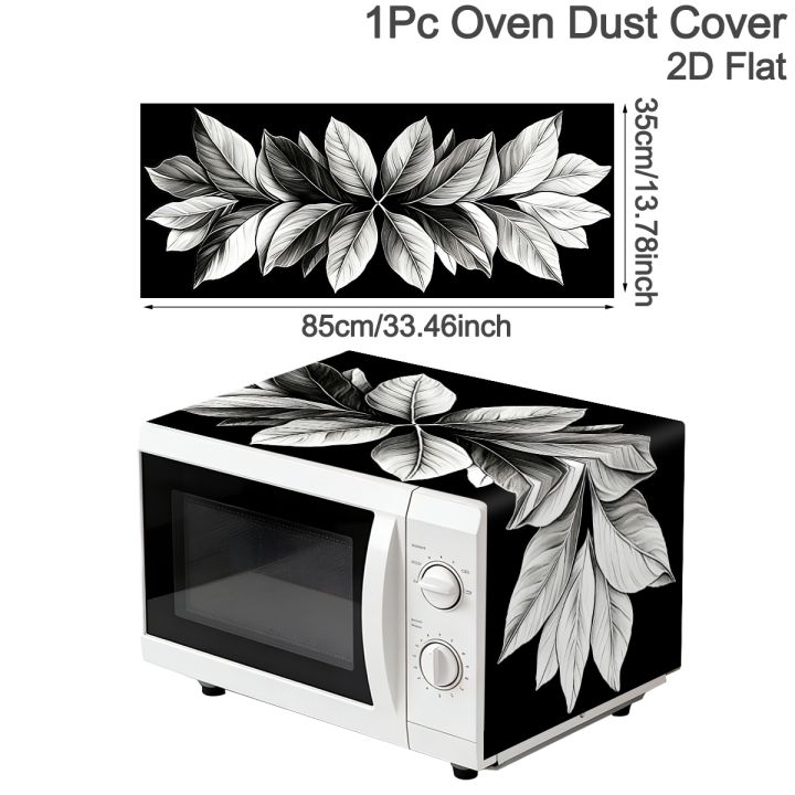 35x85cm%20Black%20Leaves%20Polyester%20Oven%20Dust%20Cover%20Autumn%20Leaf%20Printed%20Microwave%20Dust%20Cover%20Anti-Oil%20Dustproof%20Kitchen%20Home%20Decor%20-%20Image%202