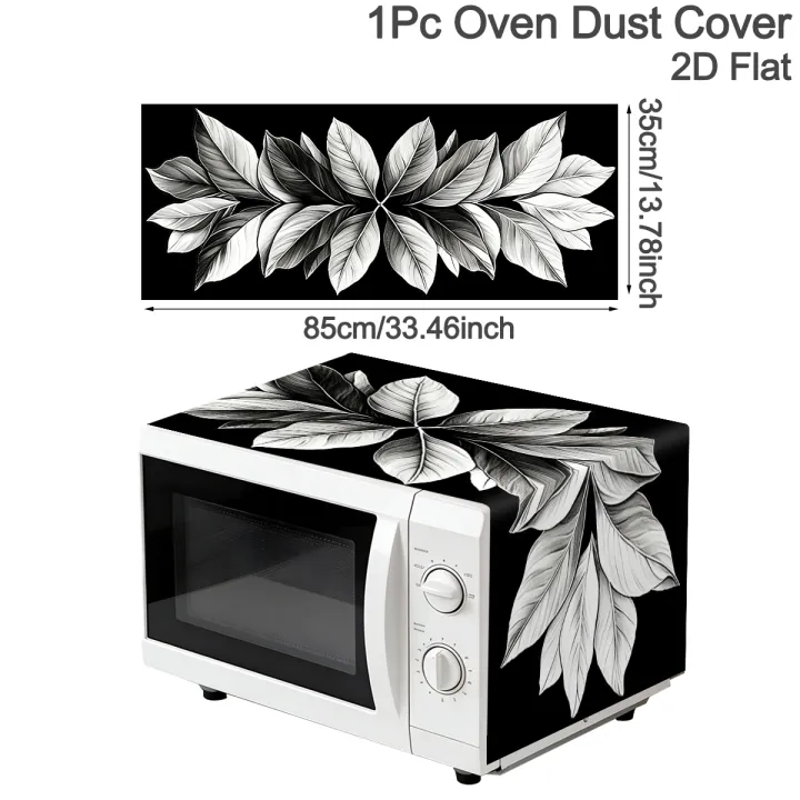 35x85cm%20Black%20Leaves%20Polyester%20Oven%20Dust%20Cover%20Autumn%20Leaf%20Printed%20Microwave%20Dust%20Cover%20Anti-Oil%20Dustproof%20Kitchen%20Home%20Decor%20-%20Image%202
