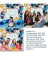Birthday Decorations for Boys - 59 Pcs Happy Birthday Decoration Items for Husband | Blue Birthday Decorations for Boys | Blue Balloons for Birthday Decorations | Birthday Decoration Items. 