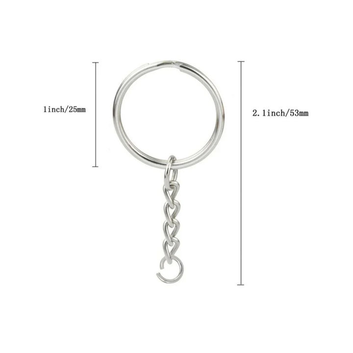 10/30/50pcs%20Open%20Metals%20Key%20Ring%20with%20Chain%20and%20Jump%20Rings%20Silver%20Color%20Metal%20Parts%20with%20Open%20Ring%20and%20Connector%20DIY%20Jewelry%20-%20Image%202