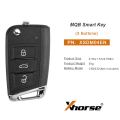 5PCS Xhorse XSMQB1EN XSDM04EN MQB Universal Smarty Remote Key English Version work with VVDI2 VVDI Key Programmer. 