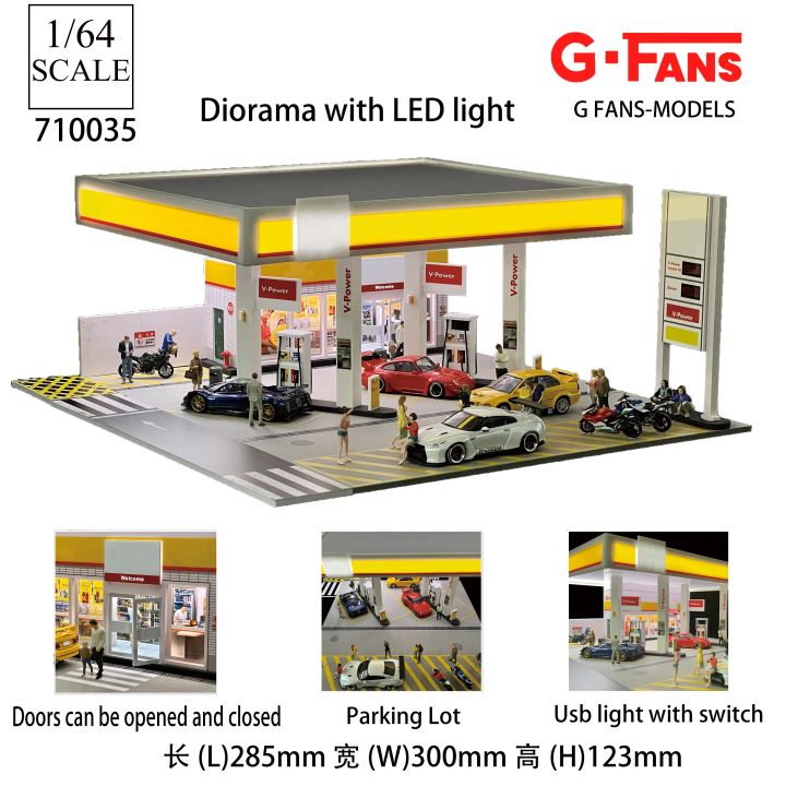 GFans%201/64%20Scale%20Car%20Garage%20Miniatures%20Model%20Car%20Parking%20Lot%20Diecast%20Scene%20Display%20Vehicle%20Scene%20Toy%20Background%20Collection%20-%20Image%202
