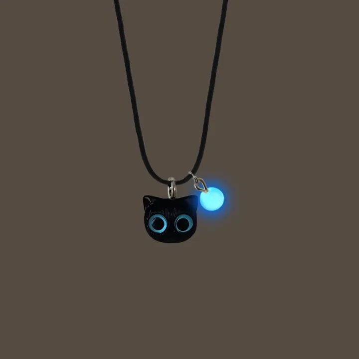 Cute%20Cartoon%20Big%20Eye%20Cat%20Luminous%20Bracelets%20Glow%20In%20The%20Dark%20Fluorescence%20Pendant%20Bracelet%20For%20Women%20Couple%20Friendship%20Jewelry%20-%20Image%204