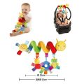 Baby Crib Hanging Rattles Toys Car Seat Toy Soft Mobiles Stroller Crib Cot Spiral Toy Pram Hanging Dolls for Babies Newborn Gift. 