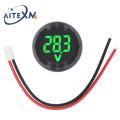 DC5-100V Digital Voltmeter LED Digital Display Circular Voltmeter Car Voltage Current Meter Volt Detector Tester Monitor Panel. 