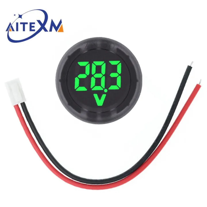 DC5-100V%20Digital%20Voltmeter%20LED%20Digital%20Display%20Circular%20Voltmeter%20Car%20Voltage%20Current%20Meter%20Volt%20Detector%20Tester%20Monitor%20Panel%20-%20Image%203