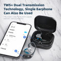KZ AZ09 PRO Bluetooth 5.2 Module IEM Bluetooth Adapter Waterproof Ear Hook Extra Long Battery Life Bluetooth Cable.