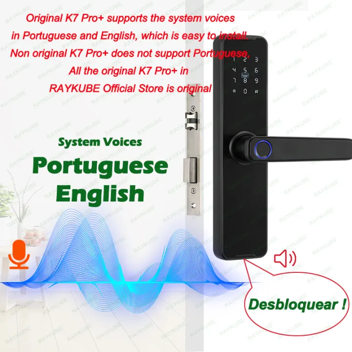 RAYKUBE%20Biometric%20Fingerprint%20Door%20Lock%20K7%20Pro+%20Smart%20Lock%20Tuya%20App%20Remote%20Unlocking%20Keyless%20Lock%20Electronic%20Door%20Lock%20-%20Image%203