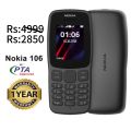 Nokia 106 mobile imported dual sim PTA approved life time warranty box pack made by vetinam, nokia 106 keypad phone. 