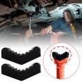 Universal Car Slotted Lift Jack Stand Rubber Pad Floor Adapter Frame Rail Pinch Lifting Repair Tools Safety Grip Pads 3Ton 6Ton. 