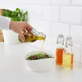 Ikea water bottle glass bottle with lock stopper 150ml korken. 