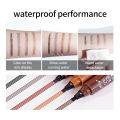 4 fork microblading eyebrow pencil waterproof eyebrow pencil natural long-lasting eyebrow makeup five colors. 