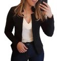 Spring Women Blazer Jacket 2024 Female Long Sleeve Thin Coat Open Stitch Blazer OL Womens Basic Jackets and Coats Femme Tops. 