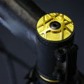 Bike Headset Cap Aluminum 7075 Head-cap Headset Acessories Extra Light CNC Machined Top and Titanium Bolt Stem Cap Bicycle Part. 