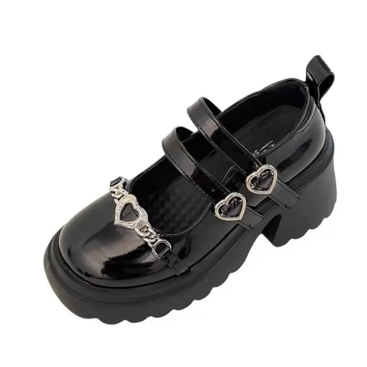 2024%20Sweet%20Heart-Shaped%20Buckle%20Lolita%20Shoes%20Women%20Patent%20Leather%20Platform%20Mary%20Janes%20Woman%20Metal%20Decoration%20Chunky%20Heels%20Pumps%20-%20Image%205