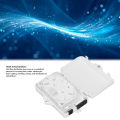 Fiber Distribution Box 4 Core IP65 Waterproof Wall Mount Fiber Optic Terminal Box ABS for Indoor Outdoor. 