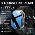 2.2" Large HD Display Smart Watch 2026 New 3D Curved Screen Bluetooth Call Waterproof Flashlight Outdoor Sport Smartwatch Men.