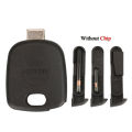 jingyuqin KEYDIY Universal Transponder Car Key Shell For Center Groove Blade KD VVDI Blades Head With Chip Holder Key Housing. 