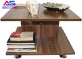 Wood Square Shape Coffee Table/Centre Table with Storage. 