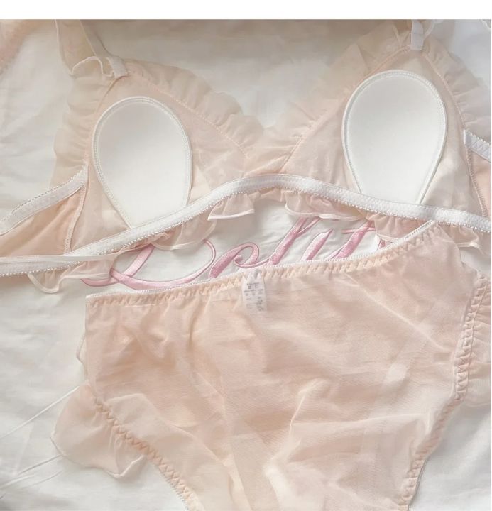 Lolita%20Girls%20Thin%20Cute%20Lace%20Small%20Bra%20Women%20Triangle%20Cup%20Bra%20%20%20Underwear%20Women%20Set%20%20%20Lingerie%20-%20Image%202