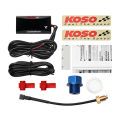 KOSO Oil Temperature Gauge Motorcycle Universal Oil Temperature Sensor LCD Digital Screen Mini Meter. 