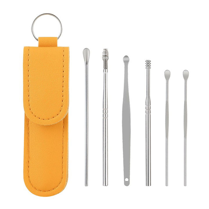 6Pcs/set%20Ear%20Cleaner%20Ear%20Wax%20Pickers%20Stainless%20Steel%20Earpick%20Wax%20Remover%20Piercing%20Kit%20Earwax%20Curette%20Spoon%20Care%20Ear%20Clean%20Tools%20-%20Image%207