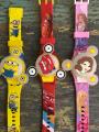 Cartoon Character watches , Fidget spinner with light watches for children , silicon belt for boys and girls. 