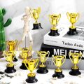 Mini Trophies Bulk Small Plastic Trophies for Kids Gold Award Cup Class School Reward Sport Tournament Winning Prize Party Favor. 