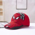 New Children's Hat Marvel Anime Duck Tongue Hat Spider Man KT Cat Baseball Hat Outdoor Cartoon Sunshade Hat. 