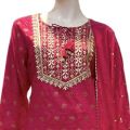 Cotton Kurti/Pants Sets For Women In Pink Colour. 