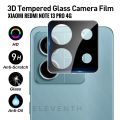 for Xiaomi Redmi Note 13 Pro 4G 9H Tempered Glass Camera Protector - Black. 