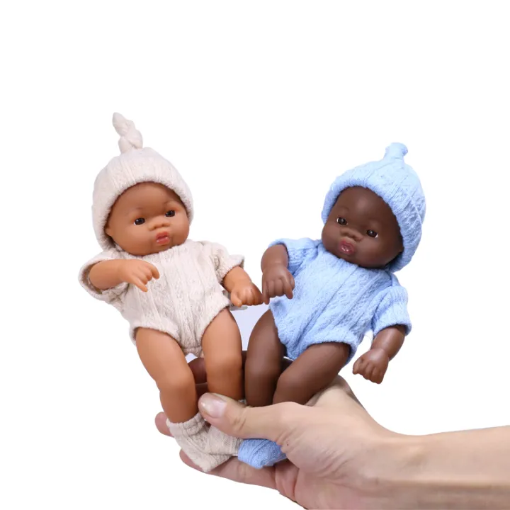20cm%20Brown%20Skin%20Reborn%20Dolls%20Full%20Vinyl%20Mini%20Baby%20Doll%207.87inch%20Reborn%20Baby%20Doll%20Soft%20Touch%20Doll%20for%20Girls%20Bebe%20Doll%20Toys%20Gifts%20-%20Image%203