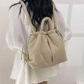 New Korean Fashion Fabric Shoulder Bag Soft Dacron Crossbody Bag Mini Tote Purses for Women Underarm Bags Handbags and Purses. 