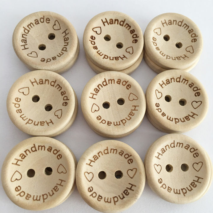 50pcs%202%20Holes%20Natural%20Wooden%20Buttons%20for%20Clothes%20Decorative%20Button%20Diy%20Handmade%202%20Eyelets%20Bottons%20Sewing%20Accessories3%20-%20Image%205
